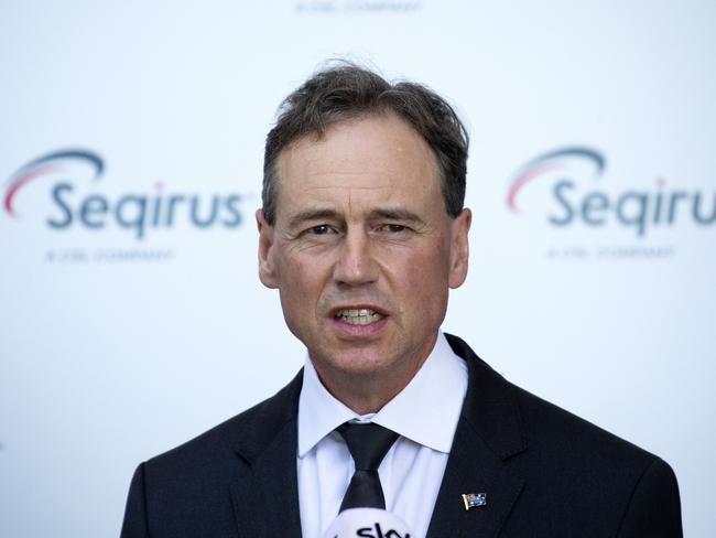 Health Minister Greg Hunt. Picture: NCA NewsWire / Sarah Matray