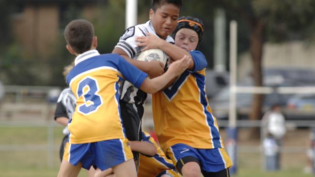 Junior Rugby League at Eschol Park between Eagle Vale St Andrews and Macarthur Saints in 2009.