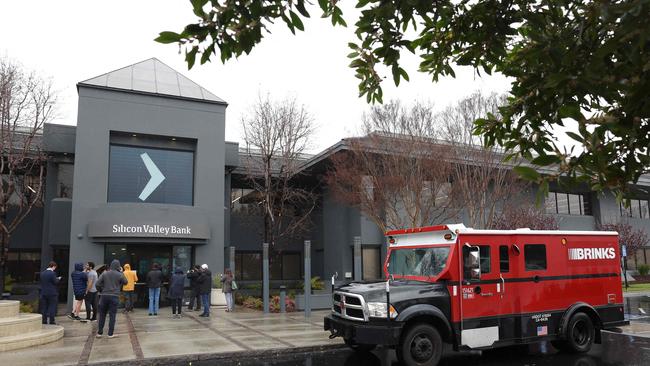 Silicon Valley Bank has been shut down and put in control of the US Federal Deposit Insurance Corporation. Picture: Getty Images/AFP