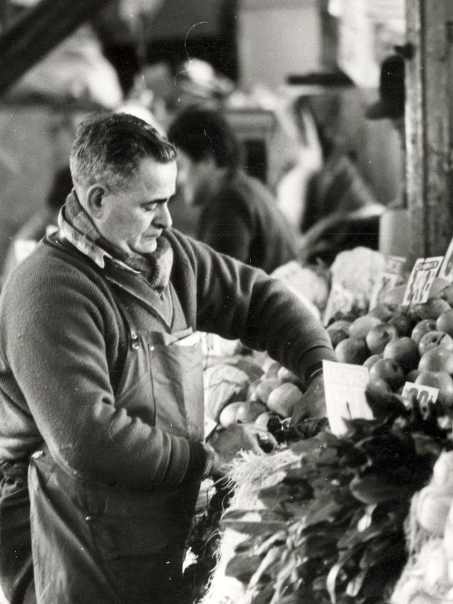 Fresh produce has remained a staple at the market since its establishment. Supplied image from the City of Port Phillip Collection