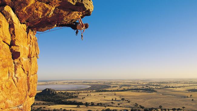 Mount Arapiles in western Victoria faces a climbing ban.