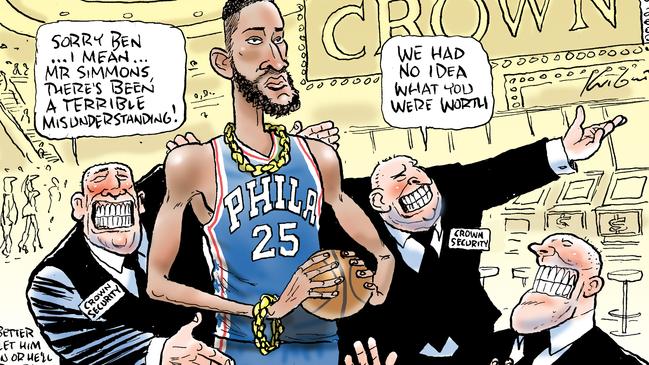 Mark Knight’s take on the Simmons v Crown controversy.