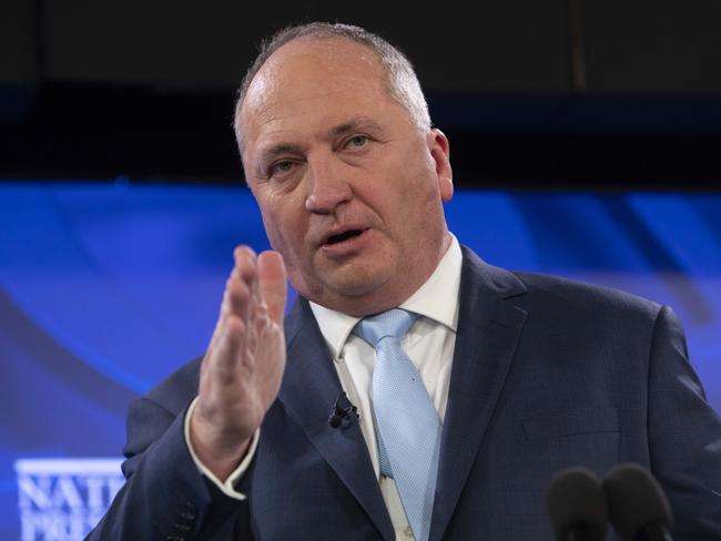 Barnaby Joyce is in a three-way battle to retain leadership. Picture: NCA Newswire/ Andrew Taylor