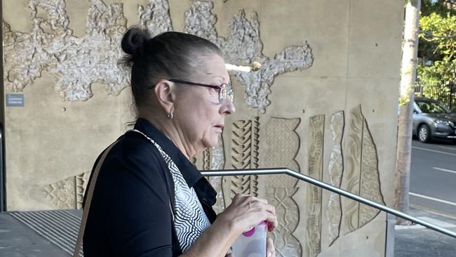 Elizabeth Verhagen leaving Ipswich Court. Picture: Nicola McNamara