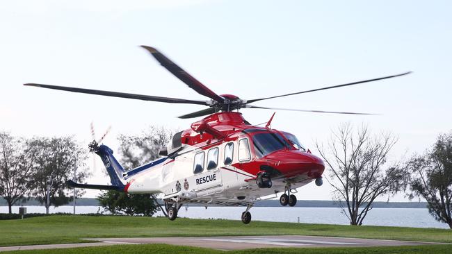 QGAir Rescue 510 helicopter crews have been forced out of their Cairns Airport base by “unliveable” conditions. PICTURE: BRENDAN RADKE