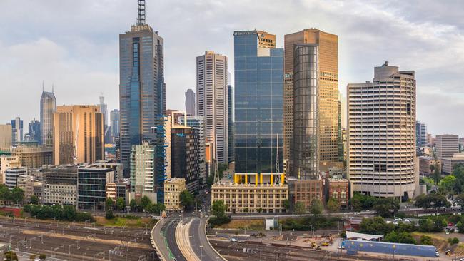 An artist’s impression of the new skyscraper to be built in Flinders St.