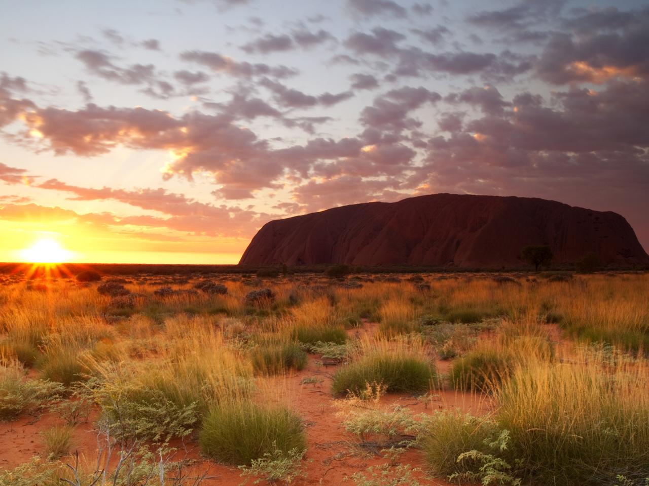 Uluru Dawn Northern Territory