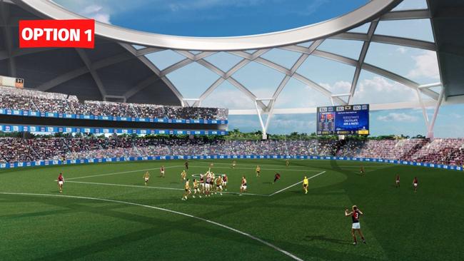 AFL games will be the key attraction of the proposed stadium.