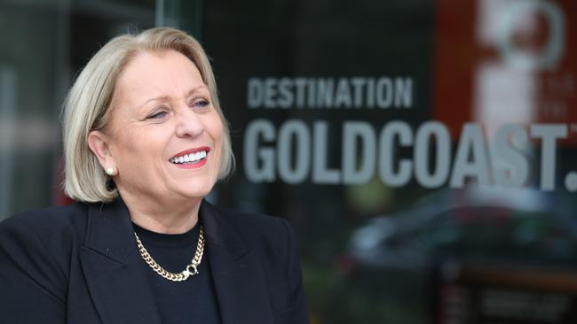 Destination GC Chair Adrienne Readings at Broadbeach, following the CEO's resignation to take the Tourism Qld top job. Picture Glenn Hampson