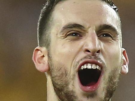 SYDNEY, AUSTRALIA - JANUARY 31: Matthew Spiranovic of Australia celebrates victory during the 2015 Asian Cup final match between Korea Republic and the Australian Socceroos at ANZ Stadium on January 31, 2015 in Sydney, Australia. (Photo by Ryan Pierse/Getty Images)