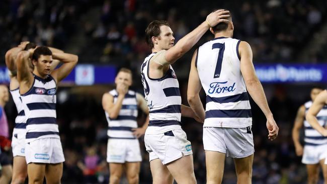 Geelong will have to regroup ahead of a tough run home.