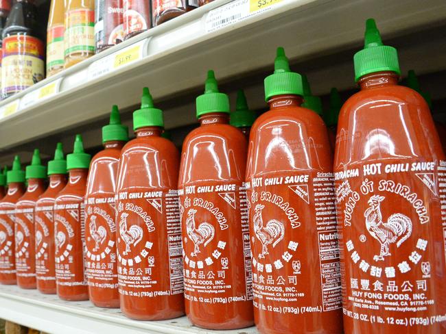 Phew. Sriracha chilli sauce stocks are safe. AFP PHOTO / ROBYN BECK