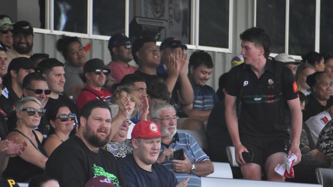 Meninga Cup semi-final action between the Ipswich Jets and Townsville Blackhawks. Saturday April 15, 2023.