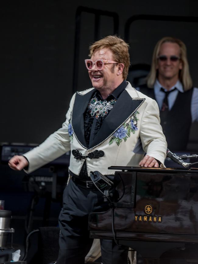 Elton John at the start of his January 31 show. Pic: Shotz by Jackson