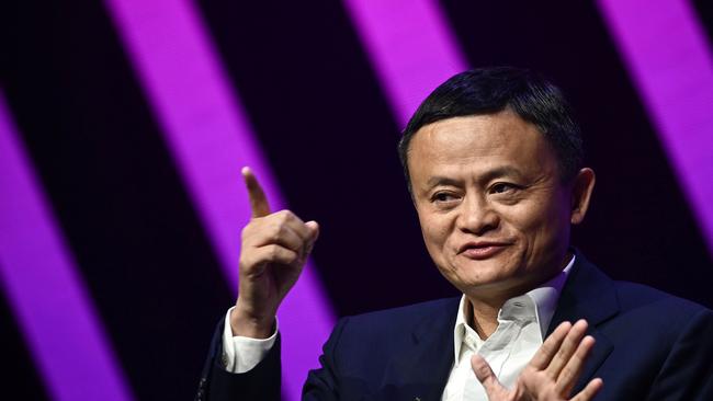 Jack Ma has resigned from the SoftBank Board. Picture: Philippe Lopez / AFP.