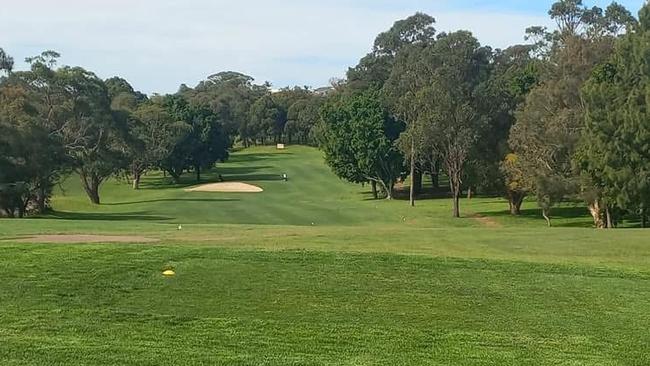 Benjamin Geoffrey Lee, 42, as arrested on Merewether golf course. Picture: Facebook