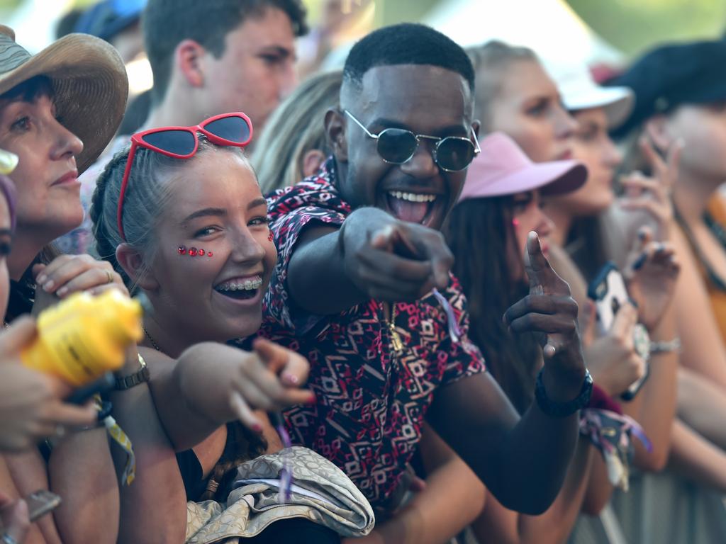 Townsville Groovin the Moo. Keelin Moller and John Nawara. Picture: Evan Morgan