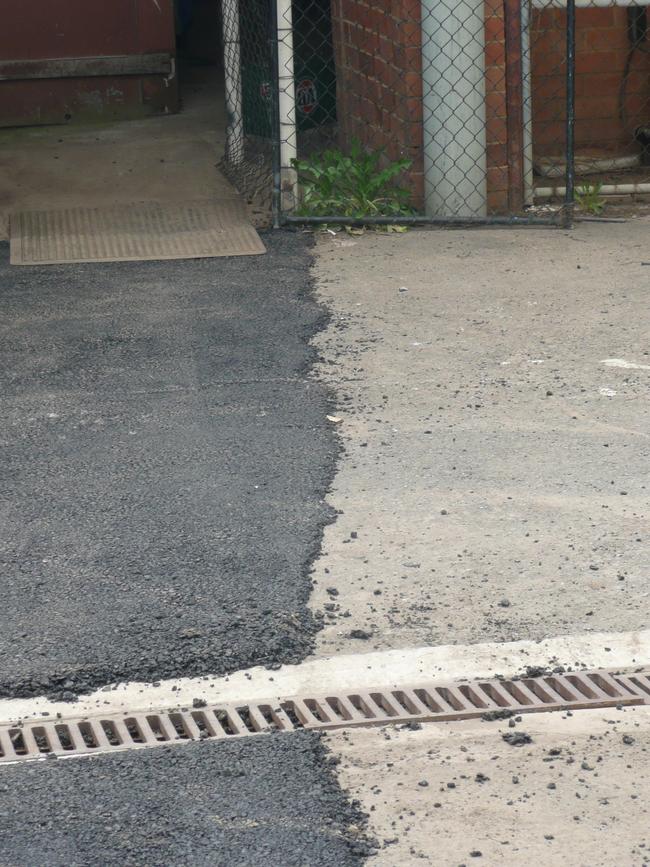 Dodgy Bitumen work after a possible tradie scam