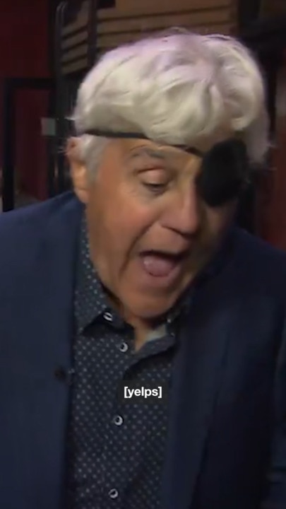 Jay Leno looks heavily injured after horror fall down '60 foot' hill