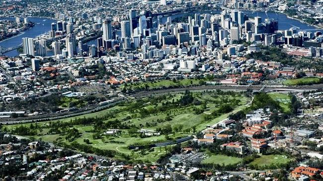 Brisbane’s Victoria Park golf course will be transformed. Picture: Supplied