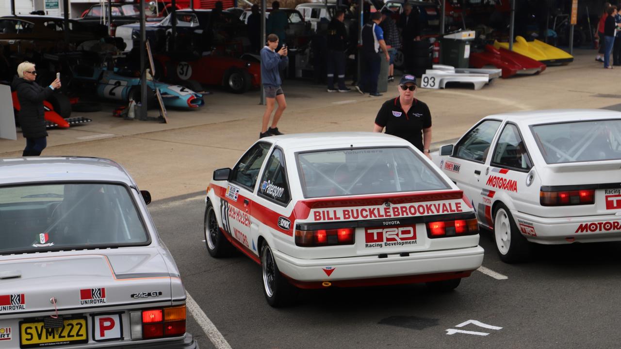 The Historic Car Club Queensland meet at Morgan Park Raceway.