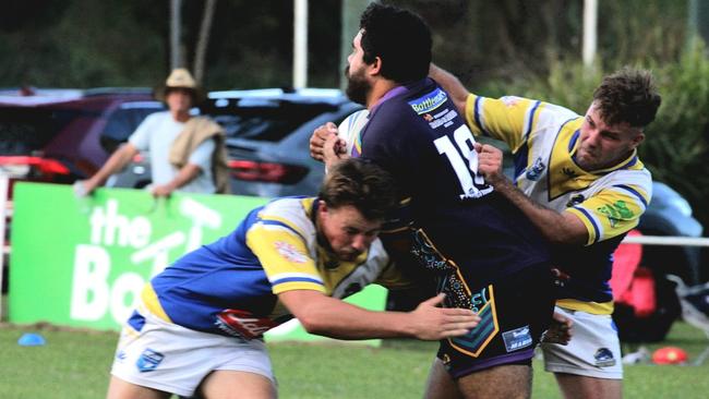 Evans Head ran riot against Marist Brothers. Picture: RadUltraSnapS – Russell Burton