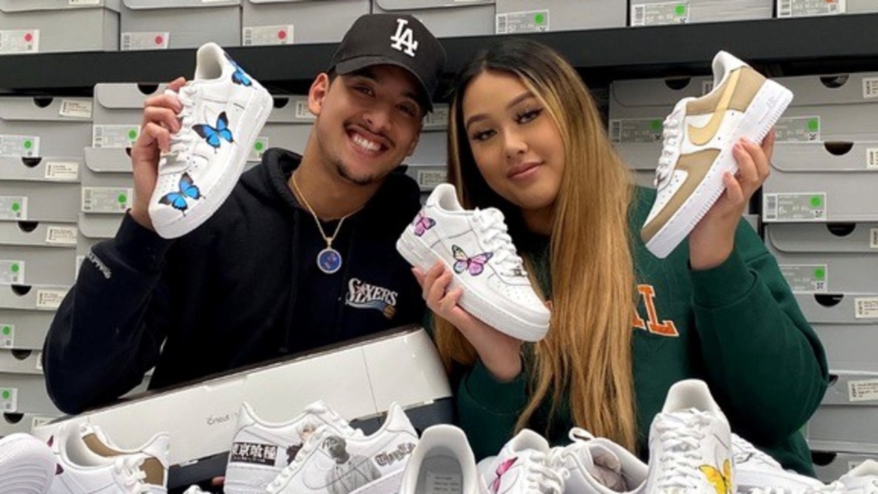 Austin mcbroom cheap custom shoes