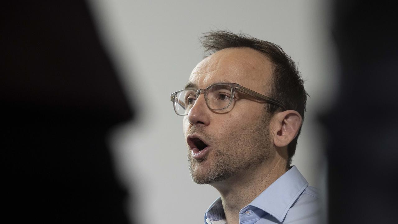 Greens leader Adam Bandt won’t say if he will vote for the bill this week. Picture: NCA NewsWire / Gary Ramage