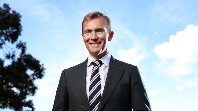 Pittwater MP Rob Stokes got feedback from northern beaches business owners first hand on Saturday. Picture: Jonathan Ng