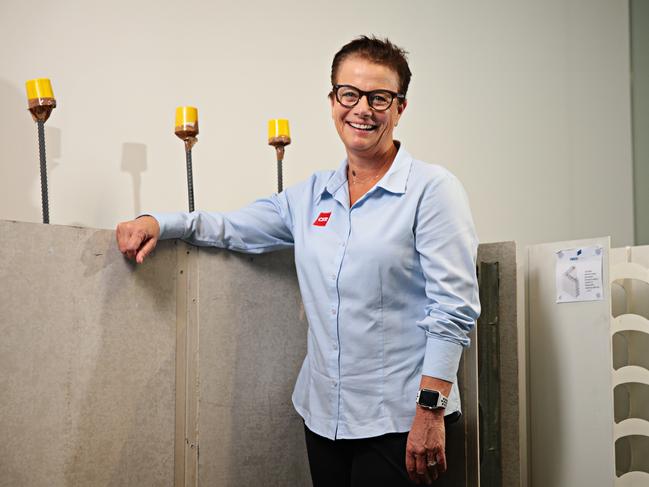 CSR's new CEO Julie Coates at their office in North Ryde, Sydney on the 31st of October 2019. CRS are delivering their first half results on Friday. Photographer: Adam Yip