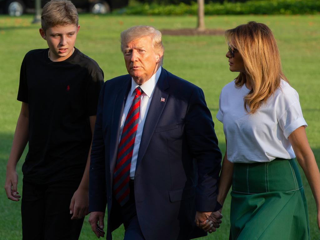 Barron Trump looks unrecognisable in new photos: Suddenly very tall