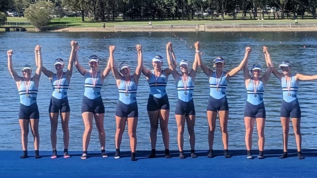 The victorious Kinross rowers last year. Picture: Supplied