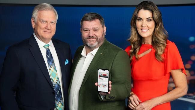 Sky News presenters Andrew Bolt, Paul Murray and Peta Credlin.