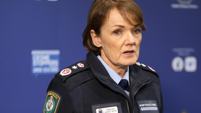 Officer retention rates have become a significant focus for Commissioner Karen Webb. File picture: NewsWire / Damian Shaw