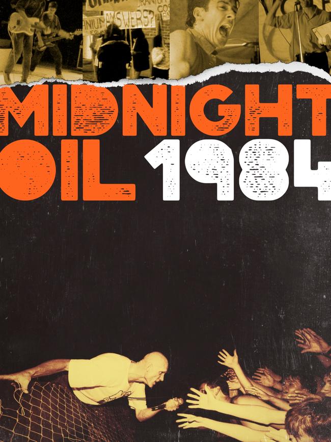 Cover of Midnight Oil 1984.