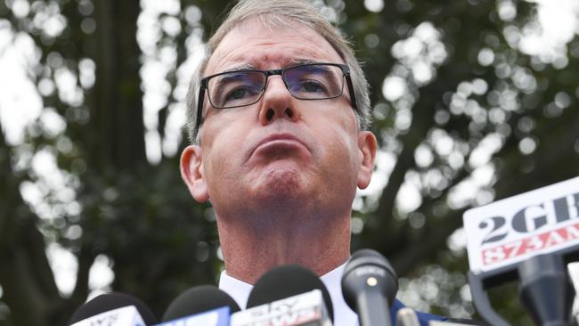 Michael Daley’s brothers were caught up in a fracas. Picture: AAP