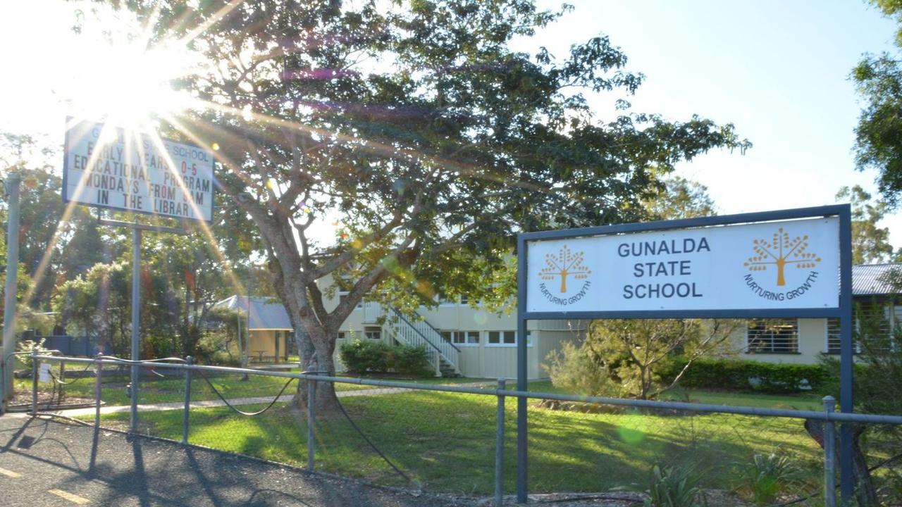 Gunalda State School that was targeted by vandals in a spate of break-ins and thefts.