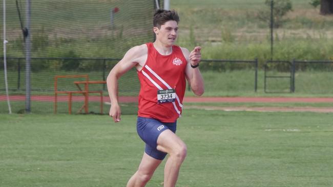 Ollie Muggleton is one of Bendigo's best sprinters. Picture: South Bendigo Athletics Club.