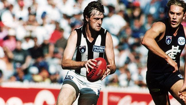 “Go and get your hands on the footy nice and early just to let yourself settle in” — sage advice from Mick McGuane.