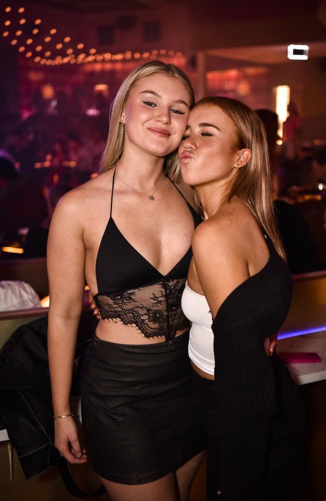 Lily Chandler, Kelsey Raggett at Pink Flamingo. Picture: Pedro Freitas