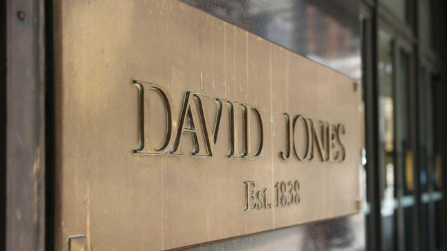 David Jones continues to experience strong sales growth heading out of lockdowns. Britta Campion / The Australian