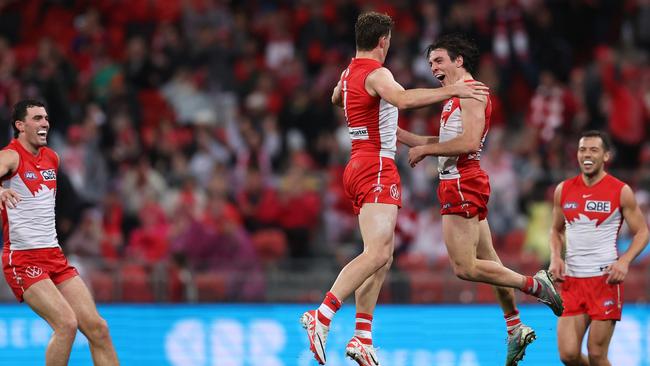 Errol Gulden was at his brilliant best in the win. Picture: Matt King/AFL Photos