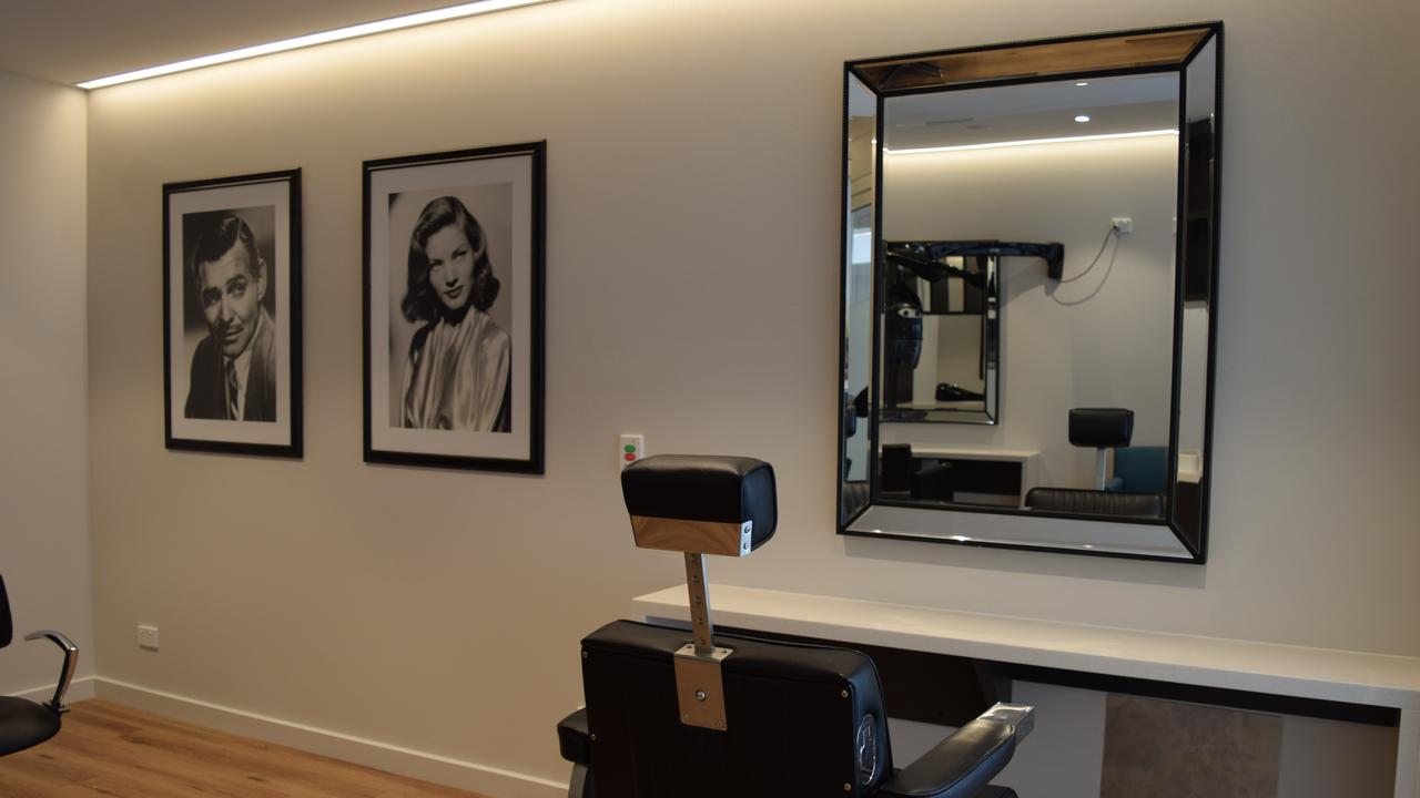 The glamorous hairdresser's salon at the new Ozcare Mackay facility. Picture: Heidi Petith