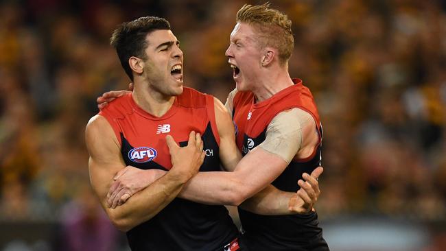 With Christian Petracca and Clayton Oliver, the Demons have the best rated midfield in the competition. Picture: AAP