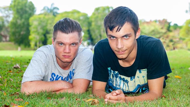 Ruslan, 18, and Volodymyr Zubenko, 15, have moved to Mackay, Queensland, from Tsyrkuny village near Kharkiv, Ukraine. Picture: Michaela Harlow