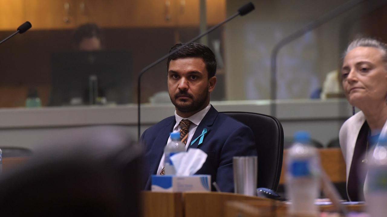 Legal and Constitutional Affairs Committee Chair Dheran Young thanked the members for their “bipartisan approach to the inquiry” — despite the two CLP members producing a three-page dissenting report. Picture: (A)manda Parkinson