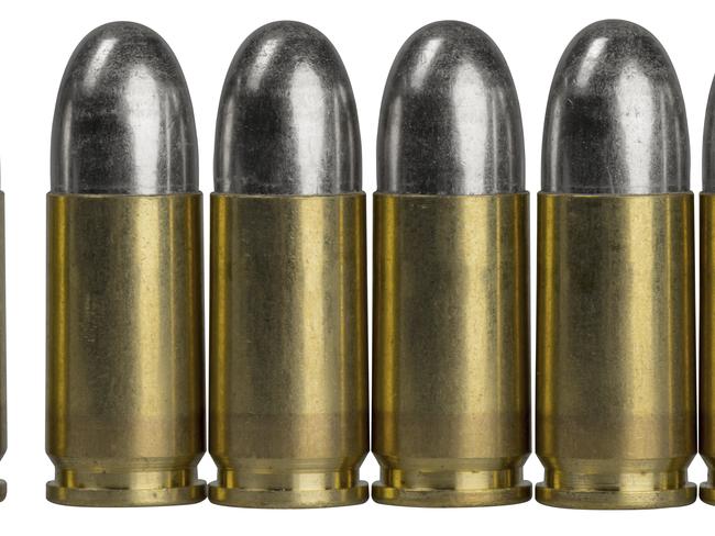 9mm handgun bullets. File picture: Supplied