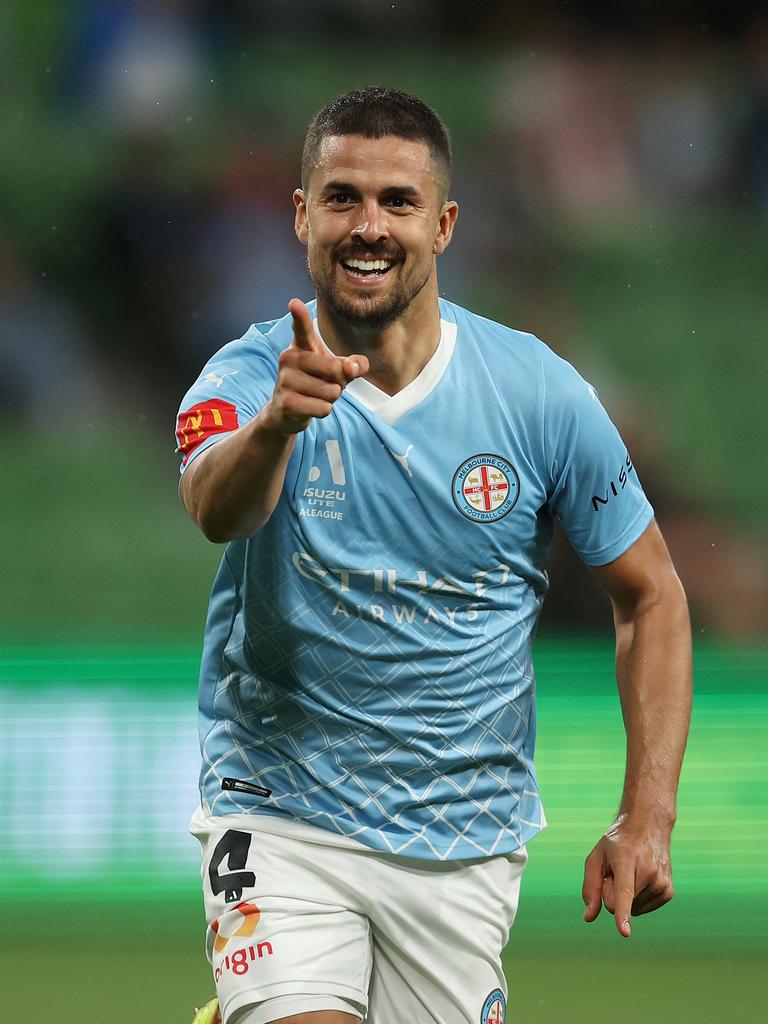 Nuno Reis celebrates scoring a goal. Picture: Getty Images