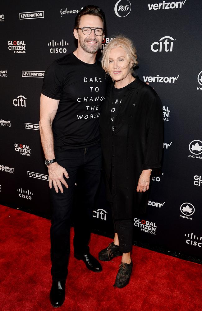 Hugh Jackman and Deborra-Lee Furness. AFP