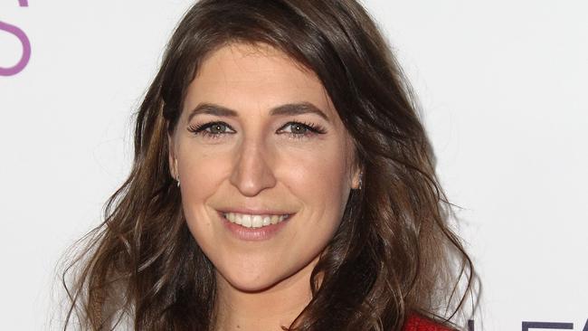 Bialik revealed she’d been axed from the hosting gig in an Instagram post over the weekend. Picture: AFP